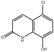 5-chloro-8-hydroxy-1,2-dihydroquinolin-2-one 结构式