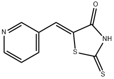 (Z)-5-(pyridin-3-ylmethylene)-2-thioxothiazolidin-4-one 结构式