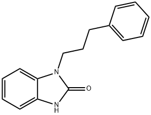 1-(3-phenylpropyl)-2,3-dihydro-1H-1,3-benzodiazol-2-one 结构式