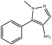 1-甲基-5-苯基-1H-吡唑-4-胺 结构式