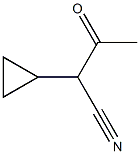 2-CYCLOPROPYL-3-OXOBUTANENITRILE 结构式