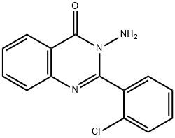 3-AMINO-2-(2-CHLOROPHENYL)QUINAZOLIN-4(3H)-ONE 结构式