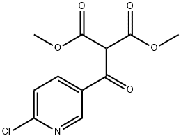 DIMETHYL 2-(6-CHLORONICOTINOYL) MALONATE 结构式