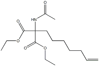 Propanedioic acid, 2-(acetylamino)-2-(6-hepten-1-yl)-, 1,3-diethyl ester