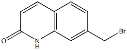 7-(溴甲基)喹啉-2(1H)-酮 结构式