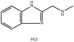 (1H-benzimidazol-2-ylmethyl)methylamine dihydrochloride 结构式