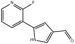 5-(2-氟-3-吡啶基)-1H-吡咯-3-甲醛 结构式
