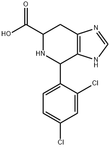 4-(2,4-dichlorophenyl)-3H,4H,5H,6H,7H-imidazo[4,5-c]pyridine-6-carboxylic acid 结构式