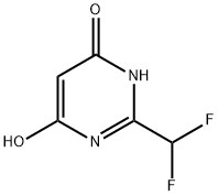 2-Difluoromethyl-6-hydroxy-3H-pyrimidin-4-one 结构式