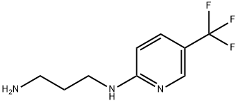 N1-[5-(三氟甲基)吡啶-2-基]丙烷-1,3-二胺 结构式
