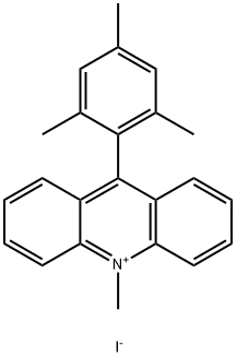 9-间 - 甲基-10-甲基吖啶-10-氢碘酸盐 结构式