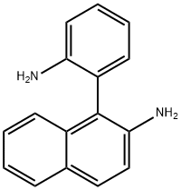 1-(2-AMINOPHENYL)NAPHTHALEN-2-AMINE 结构式