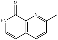 2-甲基-1,7-萘啶-8(7H)-酮 结构式