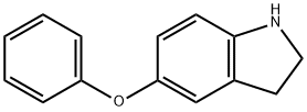 5-Phenoxy-2,3-dihydro-1H-indole 结构式
