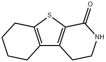 3,4,5,6,7,8-HEXAHYDROBENZO[4,5]THIENO[2,3-C]PYRIDIN-1(2H)-ONE 结构式