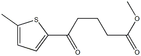 METHYL 5-(5-METHYLTHIOPHEN-2-YL)-5-OXOPENTANOATE 结构式