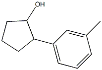 2-(间甲苯基)环戊-1-醇 结构式