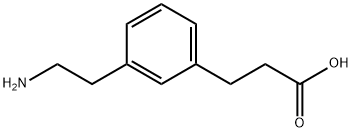 3-(3-(2-氨基乙基)苯基)丙酸盐酸盐 结构式