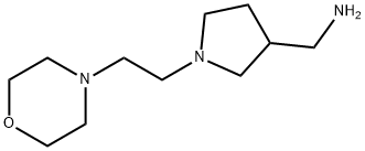 {1-[2-(吗啉-4-基)乙基]吡咯烷-3-基}甲胺 结构式