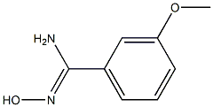 3-METHOXYBENZAMIDOXIME 结构式