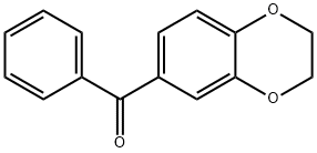 6-benzoyl-2,3-dihydro-1,4-benzodioxine 结构式