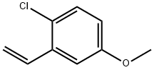 1-氯-4-甲氧基-2-乙烯基苯 结构式