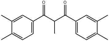 1,3-双(3,4-二甲基苯基)-2-甲基丙烷-1,3-二酮 结构式