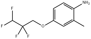 2-甲基-4-(2,2,3,3-四氟丙氧基)苯胺 结构式