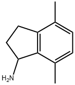 4,7-DIMETHYL-2,3-DIHYDRO-1H-INDEN-1-AMINE 结构式