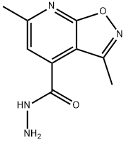 3,6-dimethylisoxazolo[5,4-b]pyridine-4-carbohydrazide 结构式