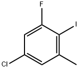 5-CHLORO-1-FLUORO-2-IODO-3-METHYLBENZENE 结构式