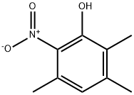 2-硝基-3,5,6-三甲基苯酚 结构式