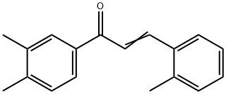(2E)-1-(3,4-dimethylphenyl)-3-(2-methylphenyl)prop-2-en-1-one 结构式