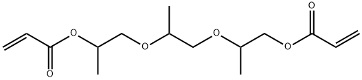 2-[2-(2-prop-2-enoyloxypropoxy)propoxy]propyl prop-2-enoate 结构式