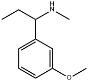 1-(3-甲氧苯基)丙基](甲基)胺 结构式