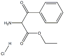 ethyl 2-amino-3-oxo-3-phenylpropanoate hydrochloride 结构式