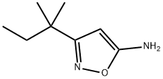 3-(2-甲基丁烷-2-基)-1,2-噁唑-5-胺 结构式