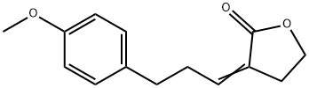 3-[3-(4-Methoxy-phenyl)-propylidene]-dihydro-furan-2-one 结构式