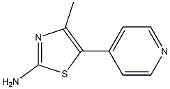 4-methyl-5-(pyridin-4-yl)thiazol-2-amine 结构式