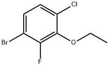 1-bromo-4-chloro-3-ethoxy-2-fluorobenzene 结构式