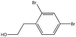 2-(2,4-二溴苯基)乙醇 结构式