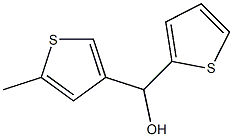 (5-METHYLTHIOPHEN-3-YL)(THIOPHEN-2-YL)METHANOL 结构式
