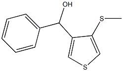 (4-(METHYLTHIO)THIOPHEN-3-YL)(PHENYL)METHANOL 结构式