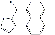 (5-METHYLNAPHTHALEN-1-YL)(THIOPHEN-2-YL)METHANOL 结构式
