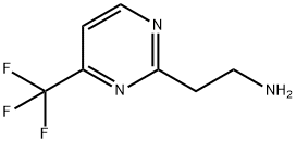 4-(三氟甲基)-2-嘧啶乙胺 结构式