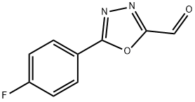 5-(4-氟苯基)-1,3,4-噁二唑-2-甲醛 结构式