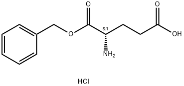 L-谷氨酸-ALPHA-苄酯盐酸盐 结构式