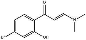 (E)-1-(4-溴-2-羟基苯基)-3-(二甲基氨基)丙-2-烯-1-酮 结构式