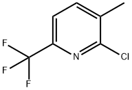 2-氯-3-甲基-6-(三氟甲基)吡啶 结构式