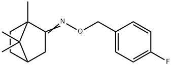 (2Z)-N-[(4-fluorophenyl)methoxy]-1,7,7-trimethylbicyclo[2.2.1]heptan-2-imine 结构式